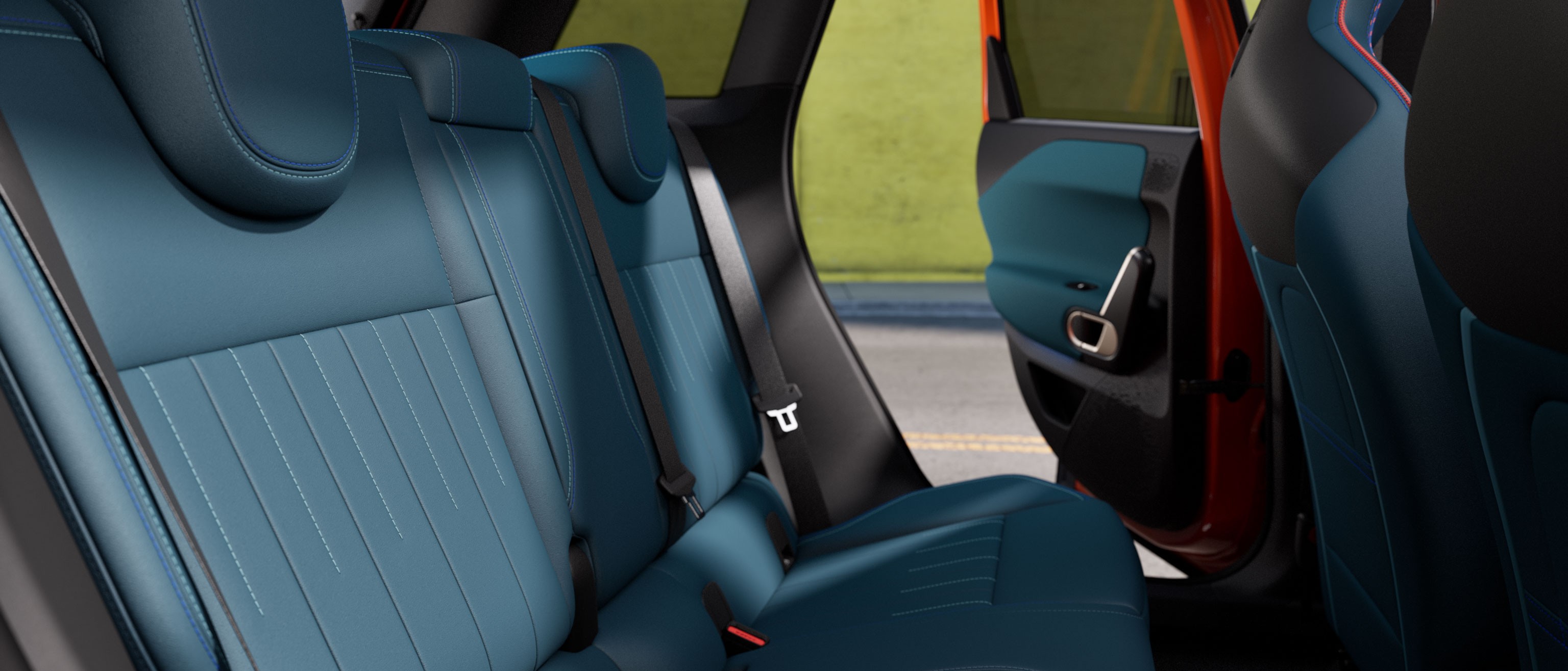 Visiškai elektrinis MINI Aceman – interjeras – sėdynės